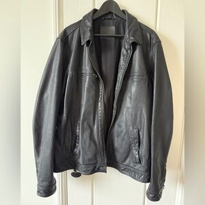 Men’s All Saints leather jacket XL